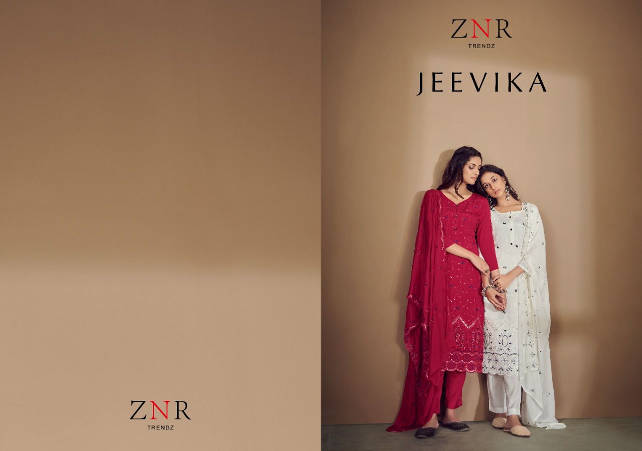 Jeevika New Stylish Designer Fancy Festive Wear Heavy Suit Collection